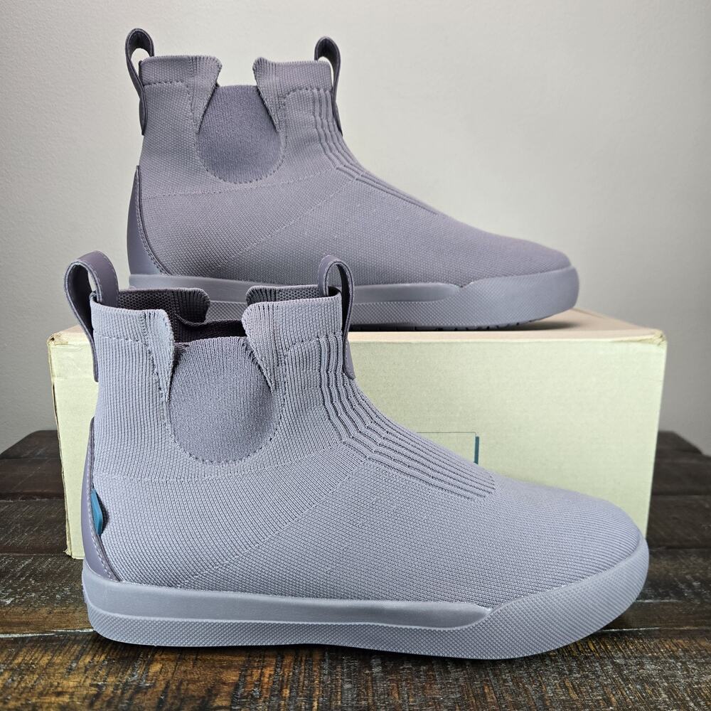 NEW Vessi Weekend Chelsea Mens Size 8 Waterproof Shoes Boots Granite Purple Gray